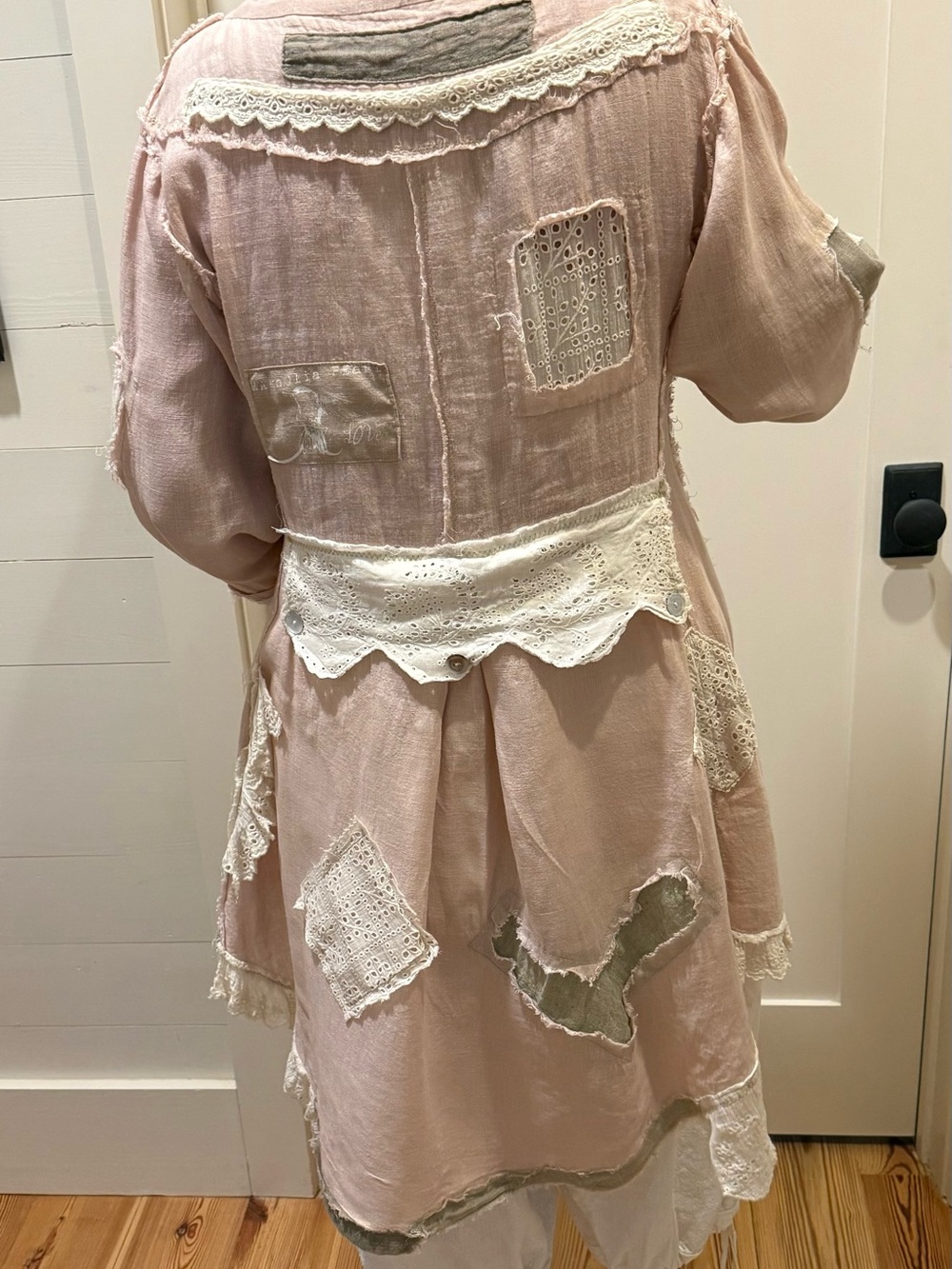Magnolia Pearl Pink Patchwork Jacket-Vintage Love Collection